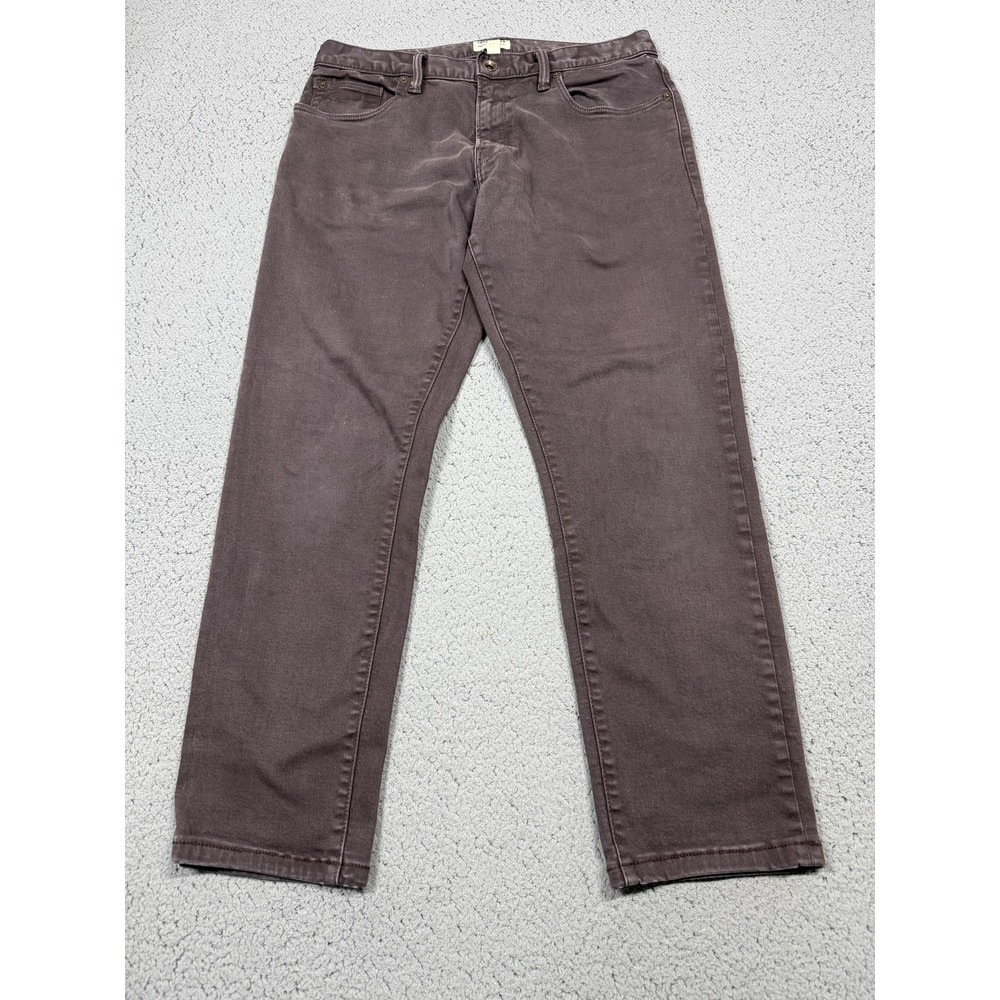 Todd Snyder Jeans Mens 32x27 Brown Slim Fit Stretch Denim Casual 5-Pocket